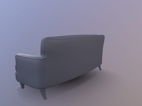 Chesterfield Sofa 3D मॉडल