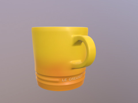 Le Creuset Mug Modèle 3D