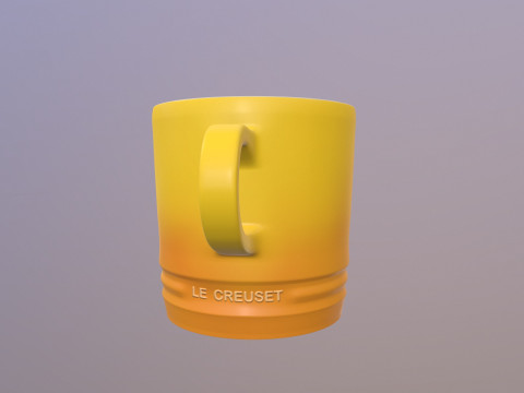 Le Creuset Mug 3D Model