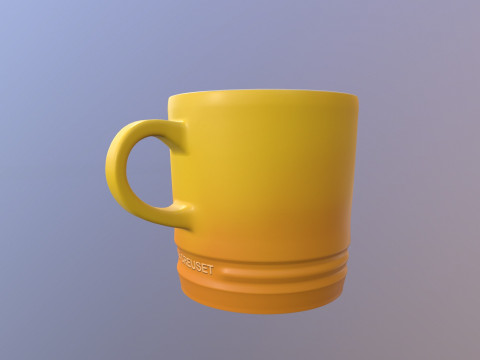 Le Creuset Mug 3D Model