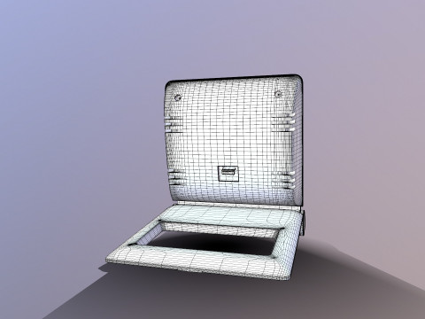 Mag Digital Atomic Alarm Clock 3D Model
