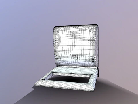 Mag Digital Atomic Alarm Clock 3D Model