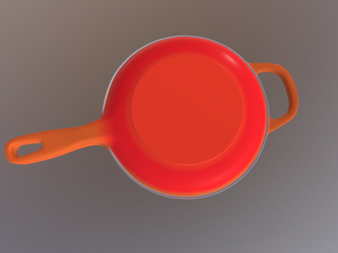 Pan Le Creuset Modelo 3D