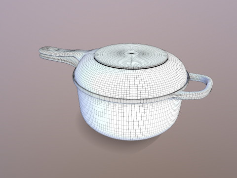 Pan Le Creuset Modelo 3D
