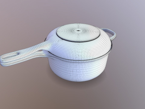 Pan Le Creuset Modelo 3D