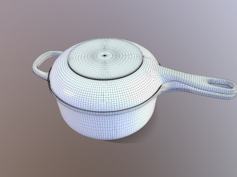 Pan Le Creuset Modelo 3D
