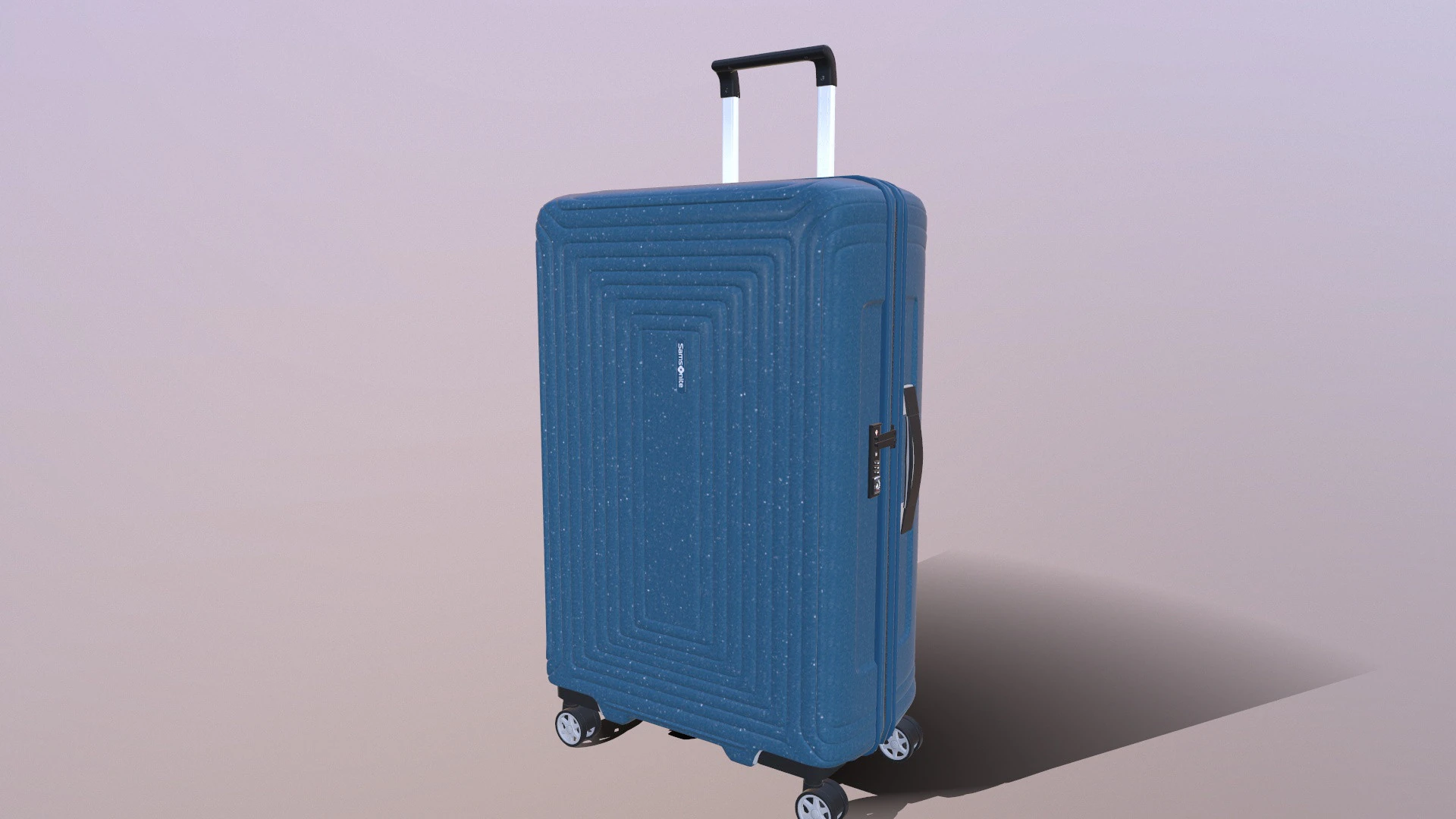 Samsonite Trolley Bag 3D Model .c4d .max .obj .3ds .fbx .stl .blend 