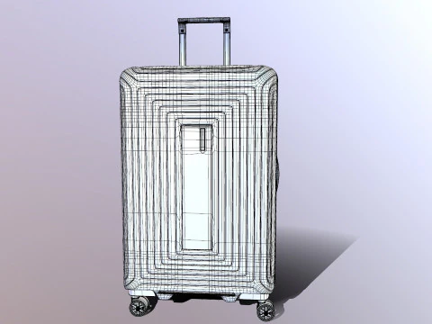 Samsonite Trolley Bag 3D Model