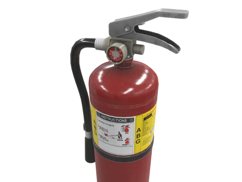 Fire Extinguisher ABG 3D Model
