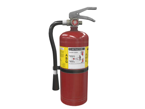 Fire Extinguisher ABG 3D Model