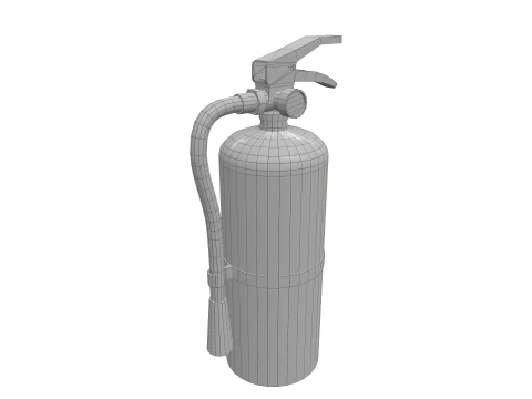 Fire Extinguisher ABG 3D Model
