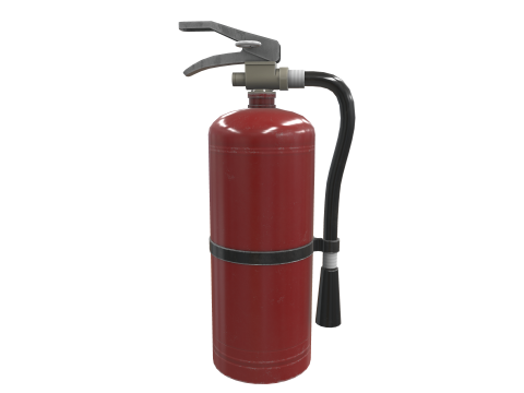 Fire Extinguisher Carbon dioxide 3D Model