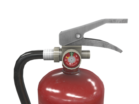 Fire Extinguisher Carbon dioxide 3D Model