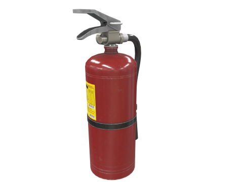 Fire Extinguisher Carbon dioxide 3D Model