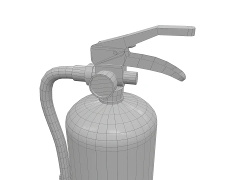 Fire Extinguisher Carbon dioxide 3D Model