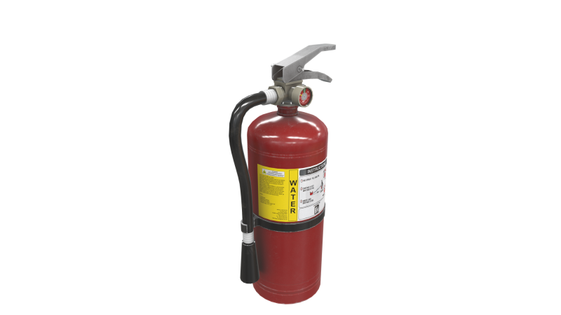 Fire Extinguisher Water 3D Model .c4d .max .obj .3ds .fbx .stl .blend 