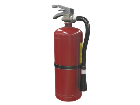 Fire Extinguisher Water 3D Model