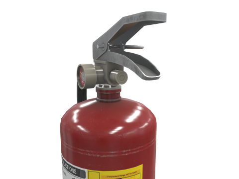 Fire Extinguisher Water 3D Model