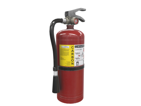 Fire Extinguisher ABG Carbon Foam Water 3D 모델