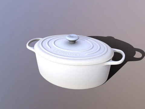 Naczynia Le Creuset Model 3D