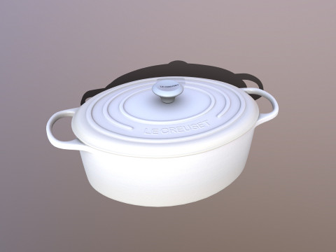 Cookware Le Creuset 3D मॉडल