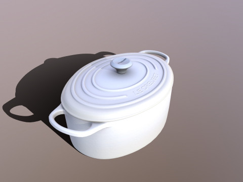 Cookware Le Creuset 3D मॉडल