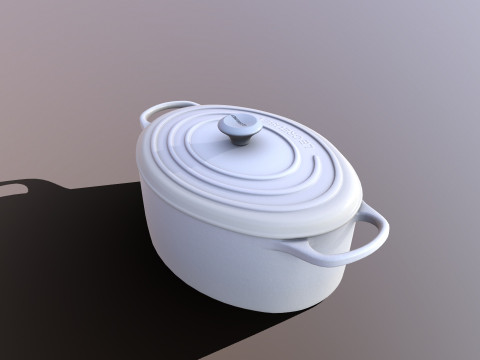 Cookware Le Creuset 3D मॉडल