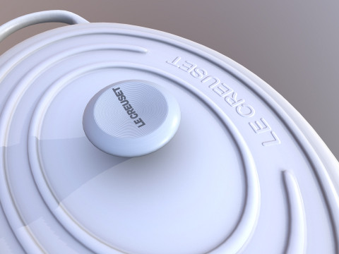 Cookware Le Creuset 3D मॉडल