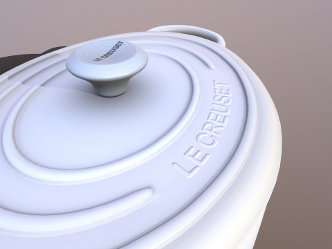 Cookware Le Creuset 3D मॉडल