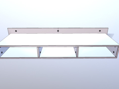 Wall Mounted TV Unit 3D 모델