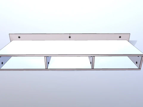 Wall Mounted TV Unit 3D Model