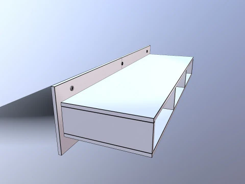 Wall Mounted TV Unit 3D Model