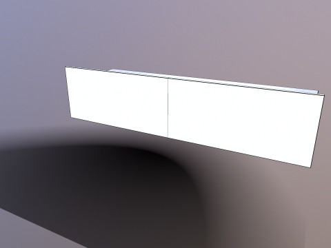 Wall Mounted TV Unit 3D 모델