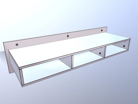 Wall Mounted TV Unit 3D Model