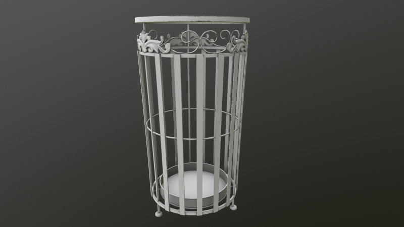Bucket 3D Model .c4d .max .obj .3ds .fbx .stl .blend 