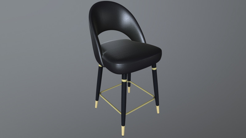 Chair 3D Model .c4d .max .obj .3ds .fbx .stl .blend