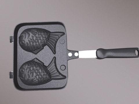 Fish Pan Model 3D