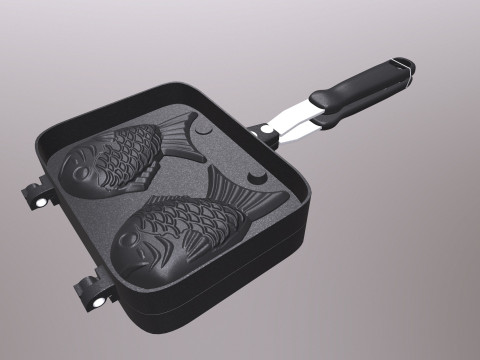 Fish Pan Modelo 3D