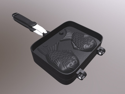 Fish Pan Modelo 3D