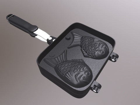 Fish Pan Modelo 3D
