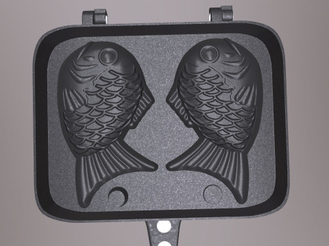 Fish Pan Modelo 3D