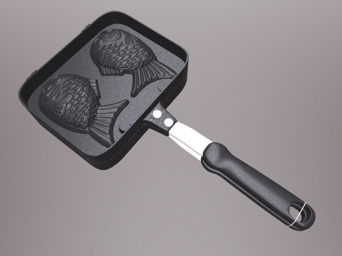 Fish Pan Modelo 3D