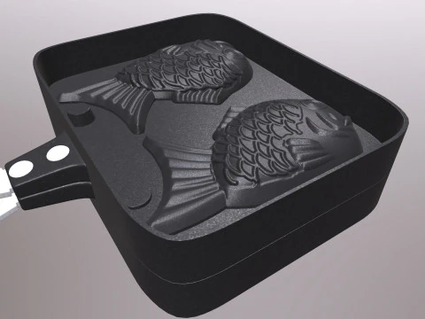 Fish Pan 3D Model