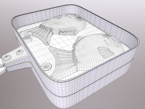 Fish Pan Modelo 3D