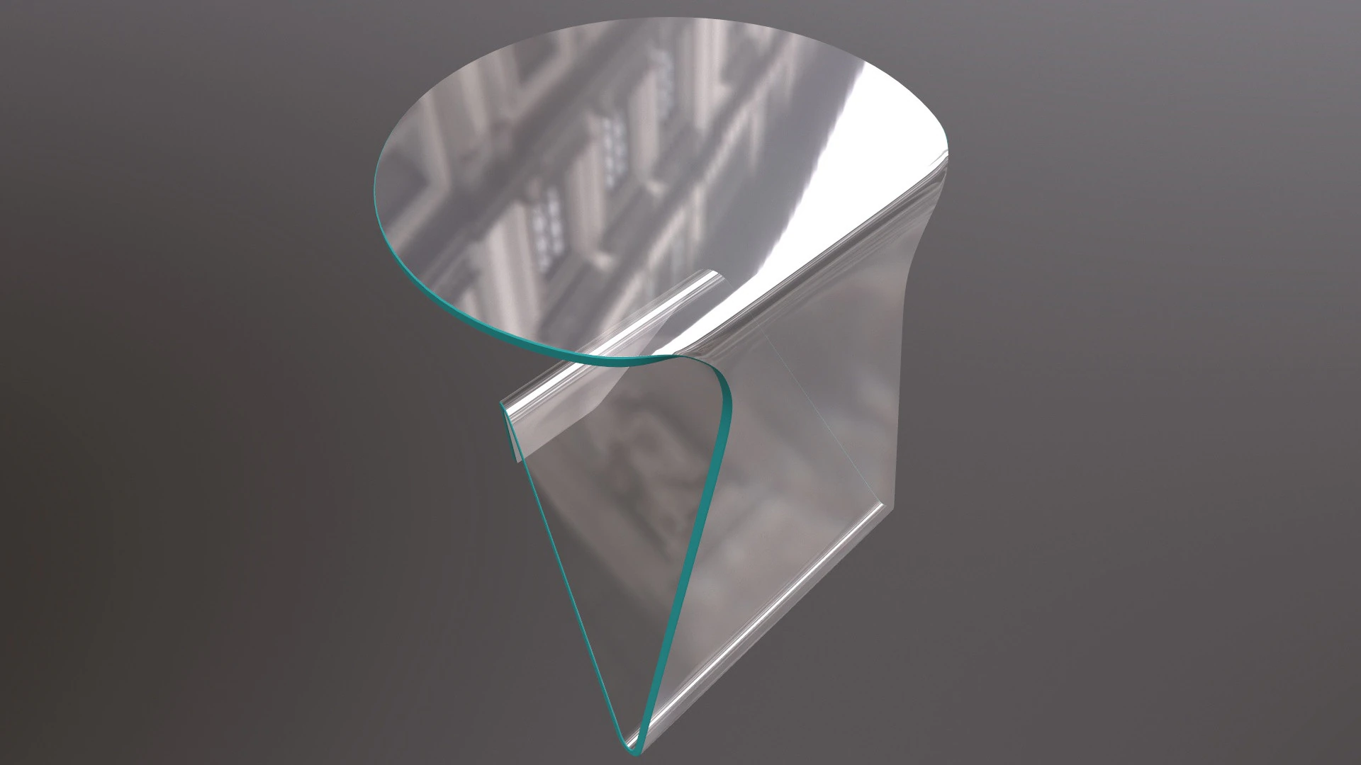 Glass Table 3D Model .c4d .max .obj .3ds .fbx .stl .blend 