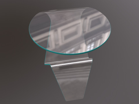 Glass Table Modelo 3D
