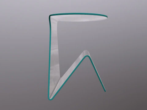 Glass Table 3D Model
