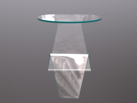 Glass Table Modelo 3D