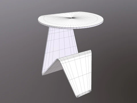 Glass Table 3D Model