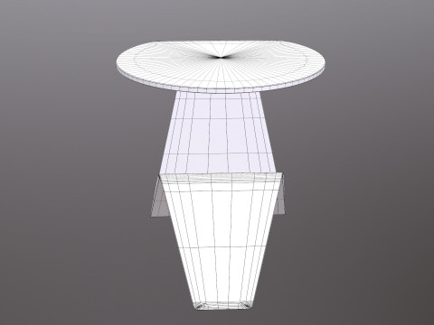 Glass Table Modelo 3D
